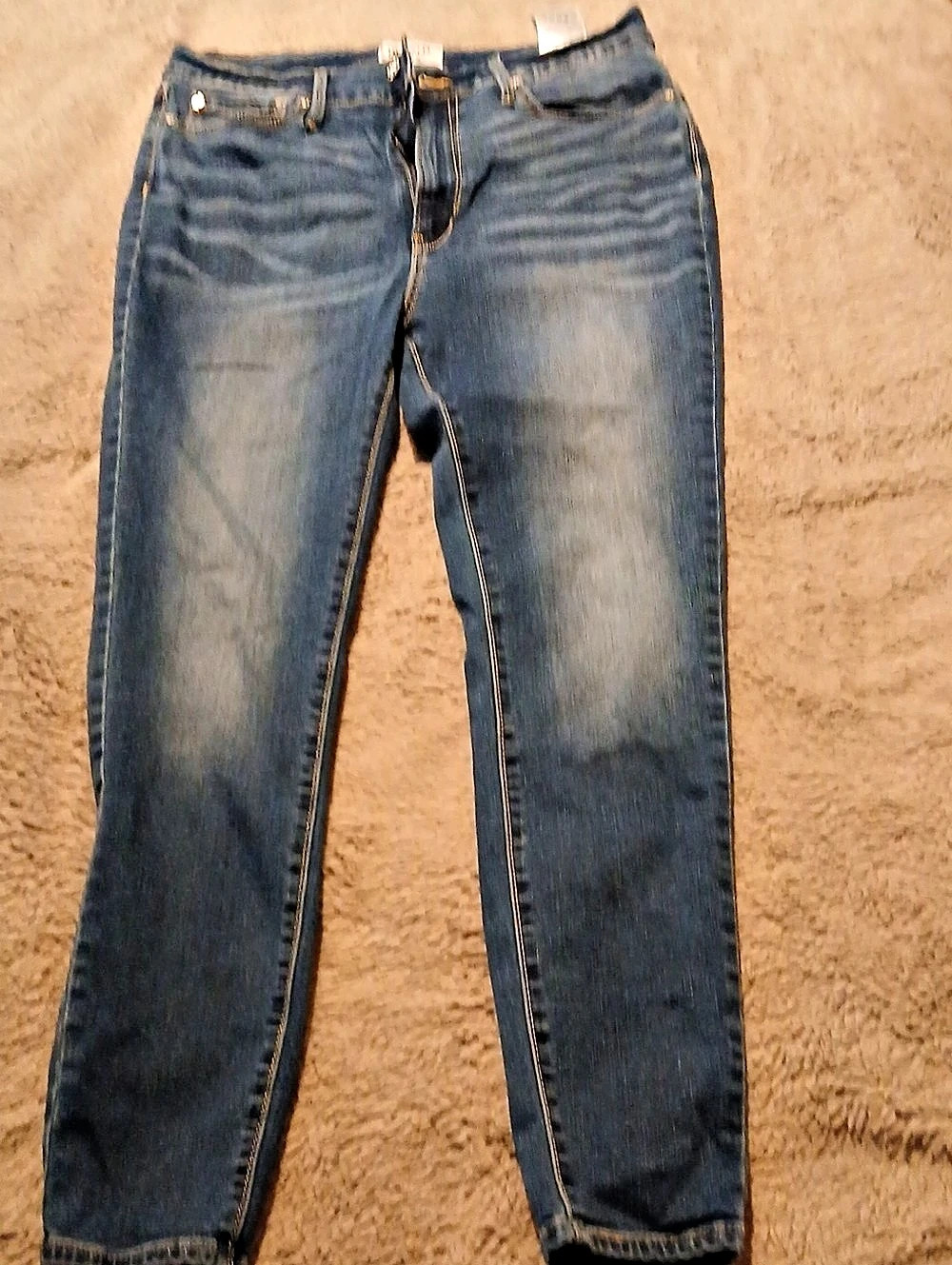 Denizen Levi's Ultra High Rise Ankle Jegging Skinny Jeans Blue Waist 32